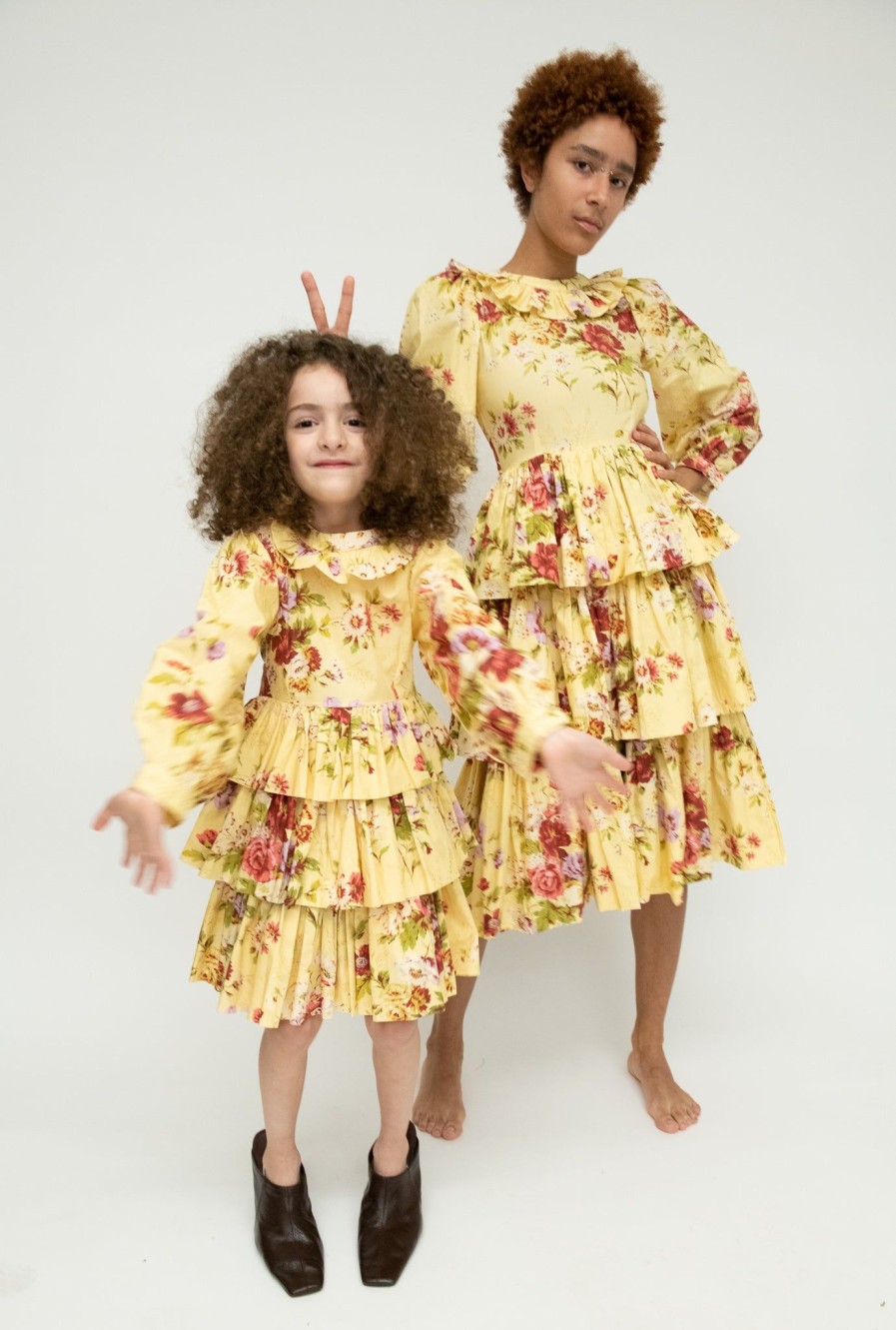 Kids Batsheva | Laura Ashley X Batsheva Kid'S Dress In Arundel Multi