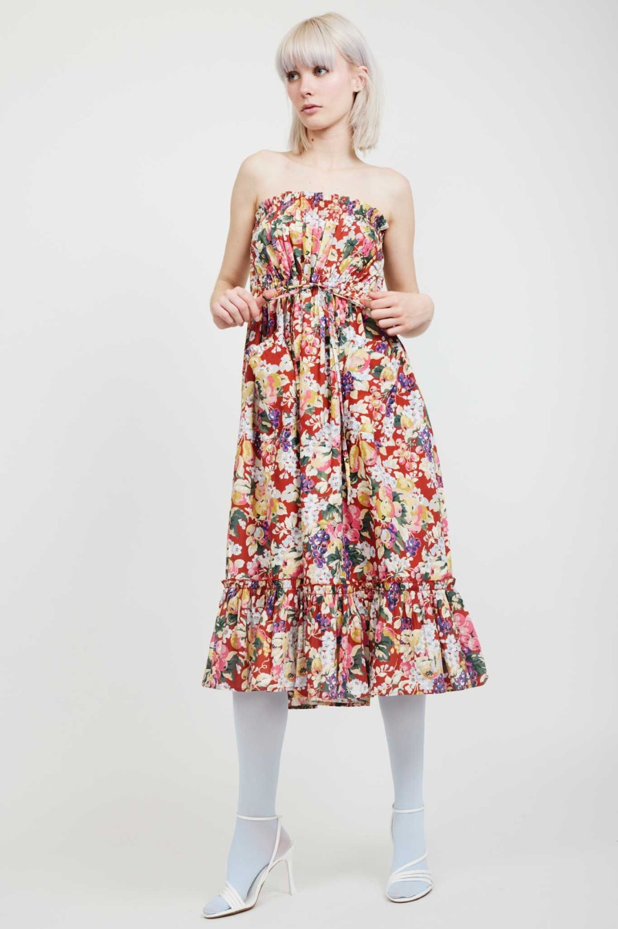 Women Batsheva | Laura Ashley X Batsheva Bronwyn Dress In Rubens Multi