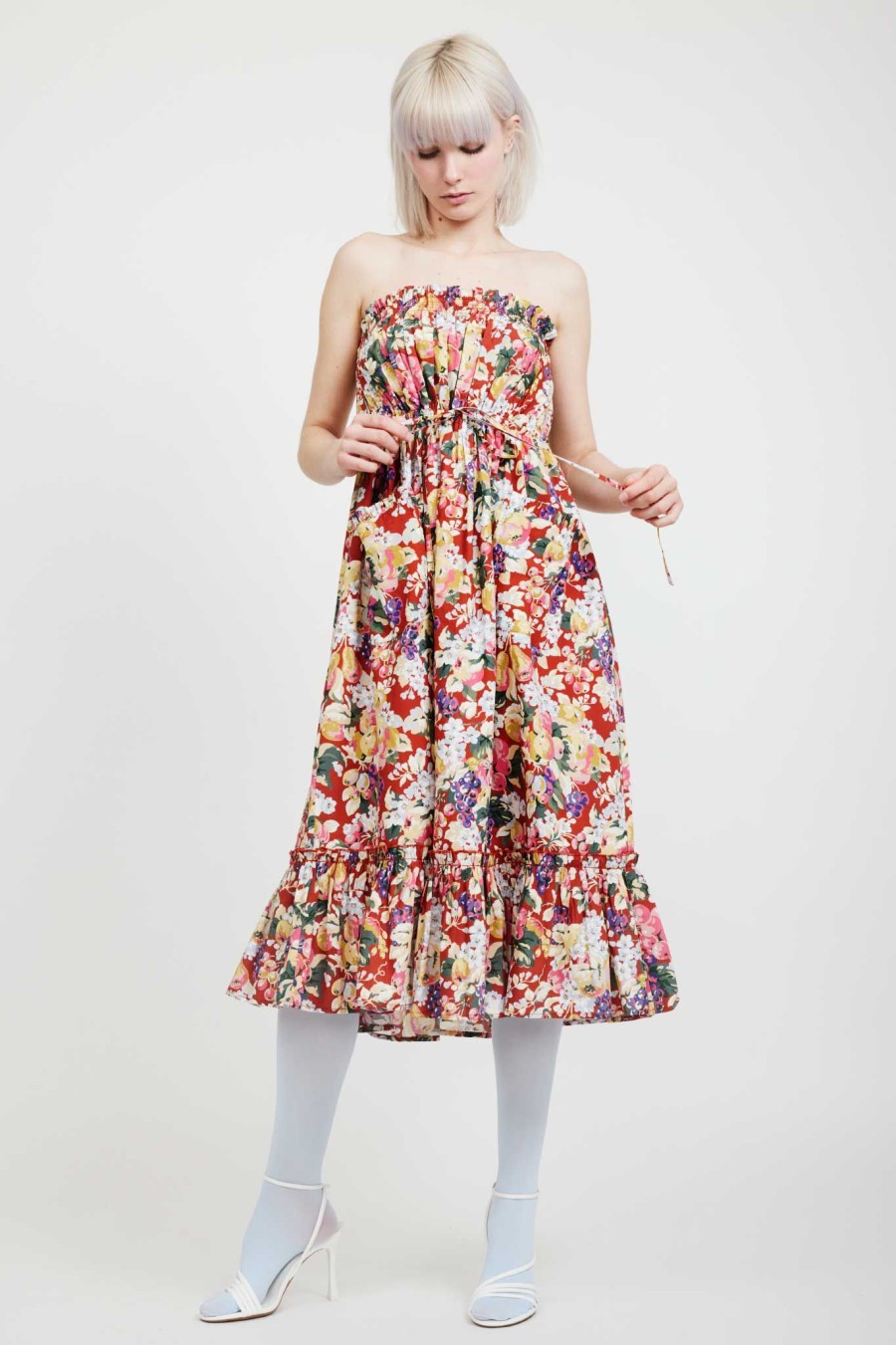 Women Batsheva | Laura Ashley X Batsheva Bronwyn Dress In Rubens Multi