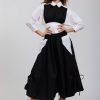 Women Batsheva | Goldie Dress In Black & White Multi