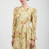 Women Batsheva | Laura Ashley X Batsheva Square Neck Mini Prairie Dress In Witton Floral Multi