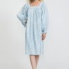 Women Batsheva | Laura Ashley X Batsheva Beaumaris Dress In Honningtoft Shells Blue