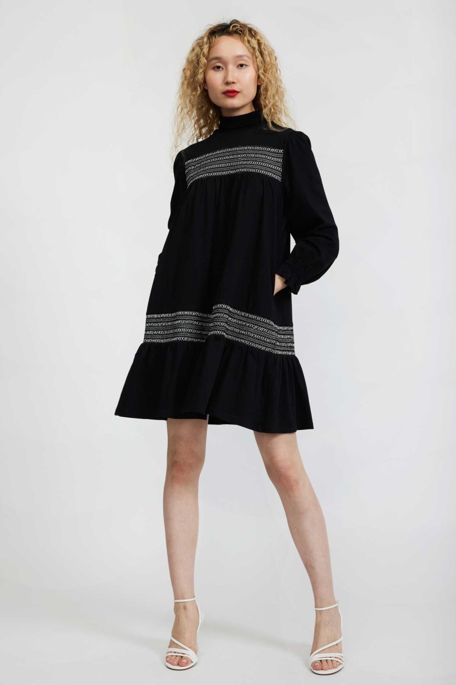 Women Batsheva | Frankie Dress In Black