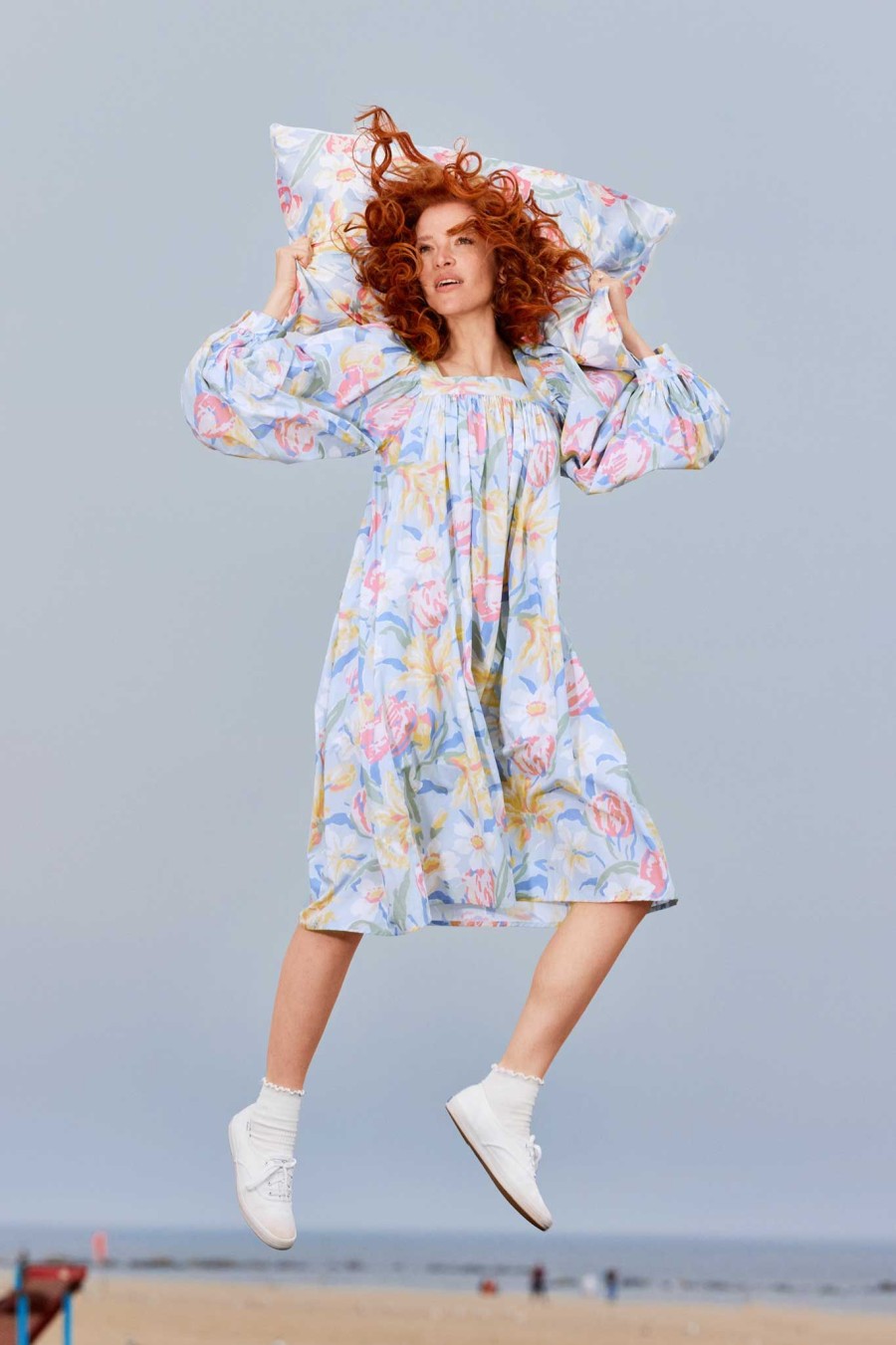 Women Batsheva | Laura Ashley X Batsheva Beaumaris Dress In Tulips Multi