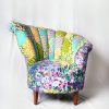 Home Batsheva | Nautilus Chair In Vintage Floral Patchwork Multi