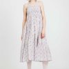 Women Batsheva | Laura Ashley X Batsheva Gwen Dress In Duxford Pines Blue