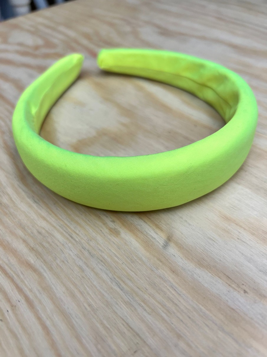 Women Batsheva | Headband In Taffeta Neon