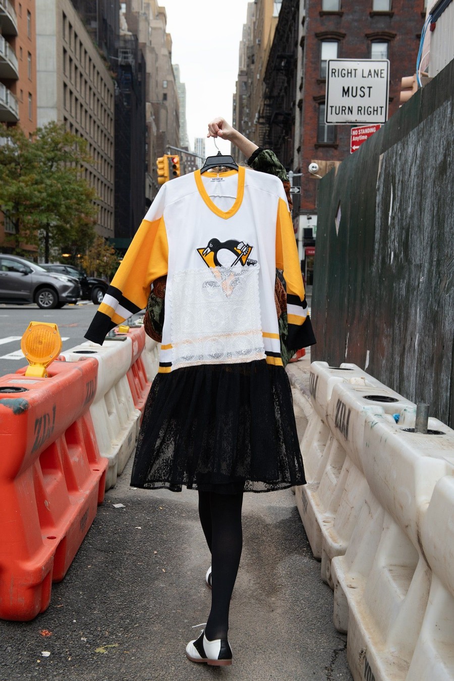 Women Batsheva | One-Of-A-Kind Vintage Pittsburgh Penguins Jersey Dress Multi