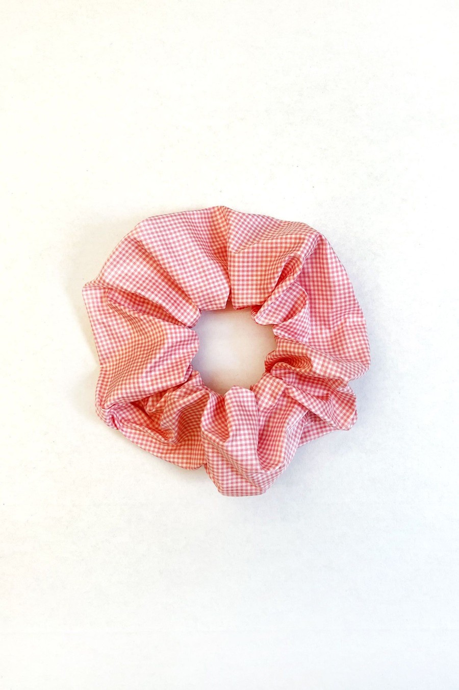 Women Batsheva | Scrunchie In Gingham Pink