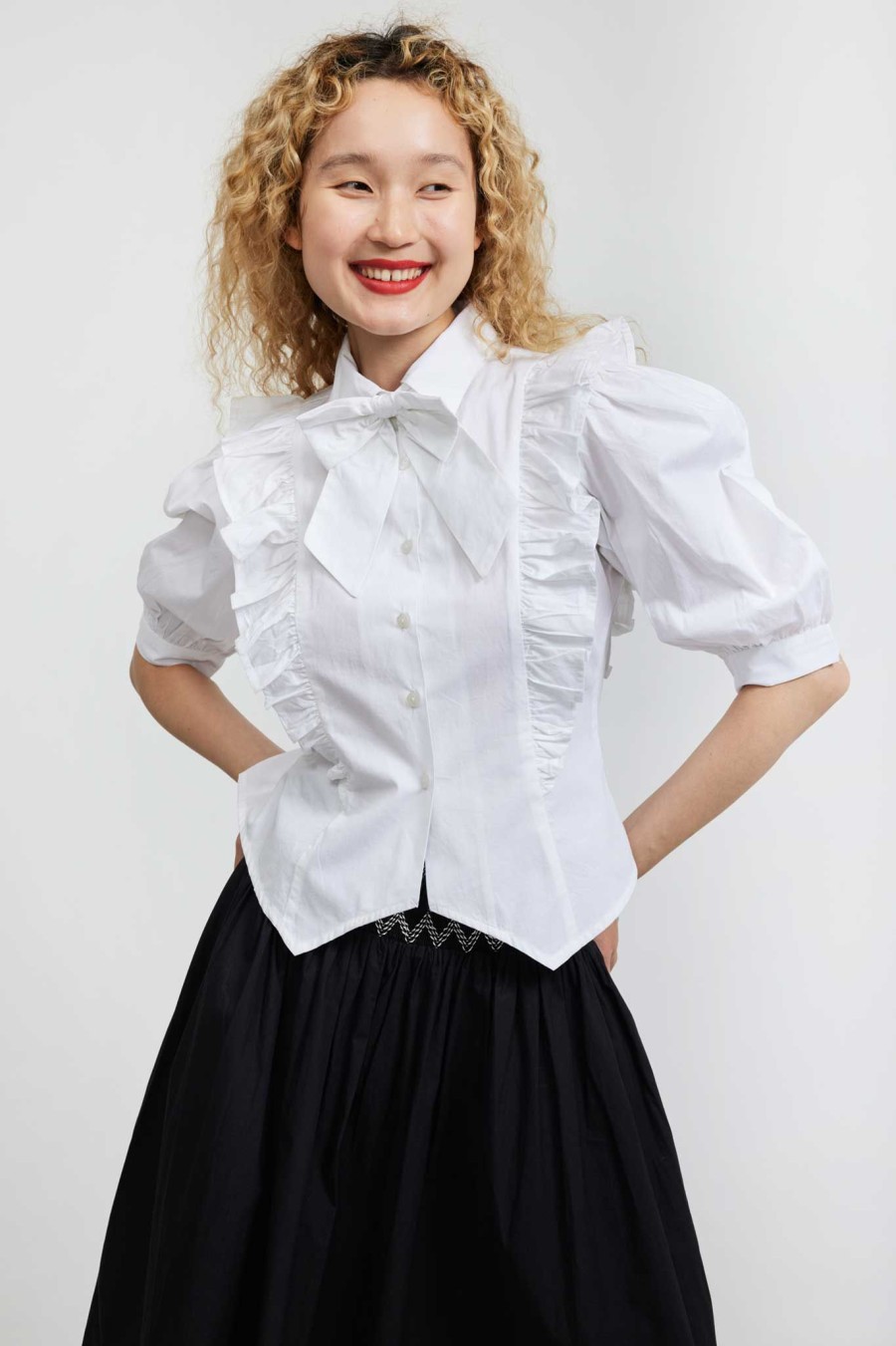 Women Batsheva | Moon Blouse In White