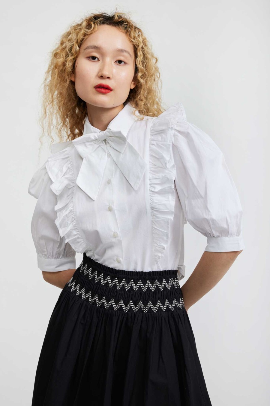 Women Batsheva | Moon Blouse In White