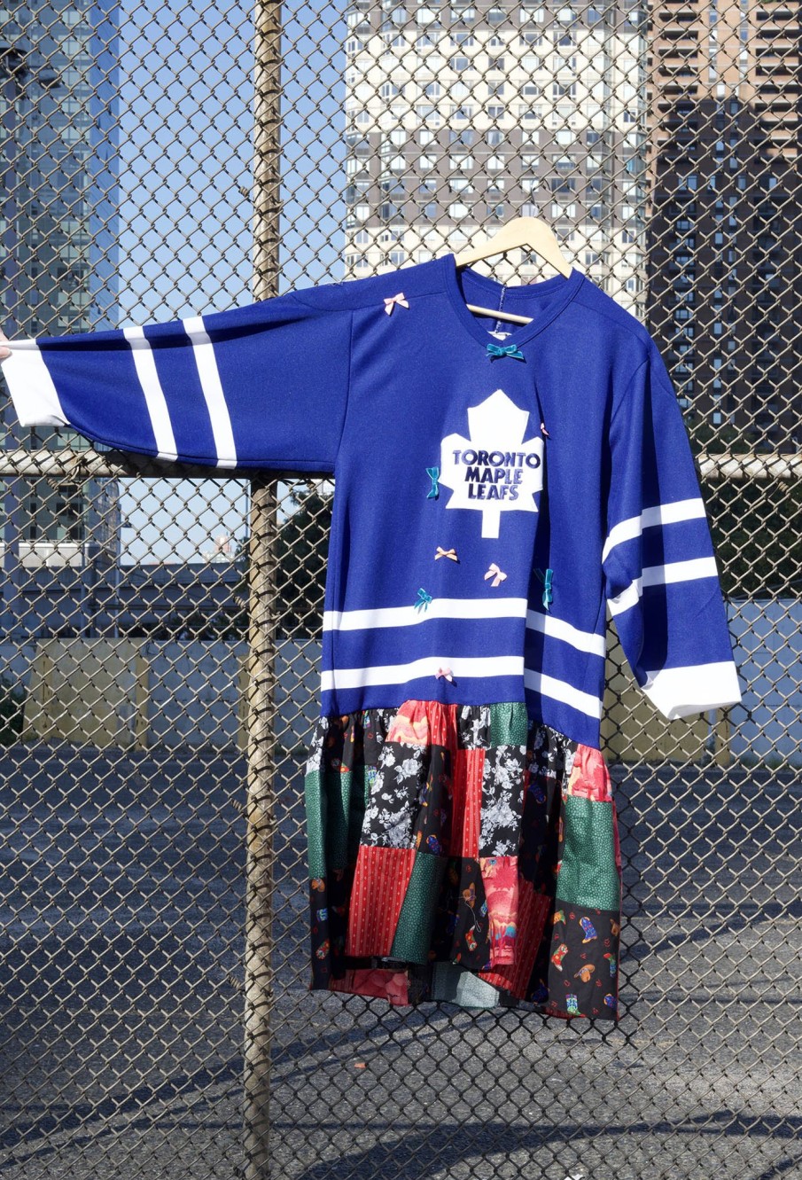 Women Batsheva | One-Of-A-Kind Vintage Toronto Maple Leafs Jersey Dress Multi