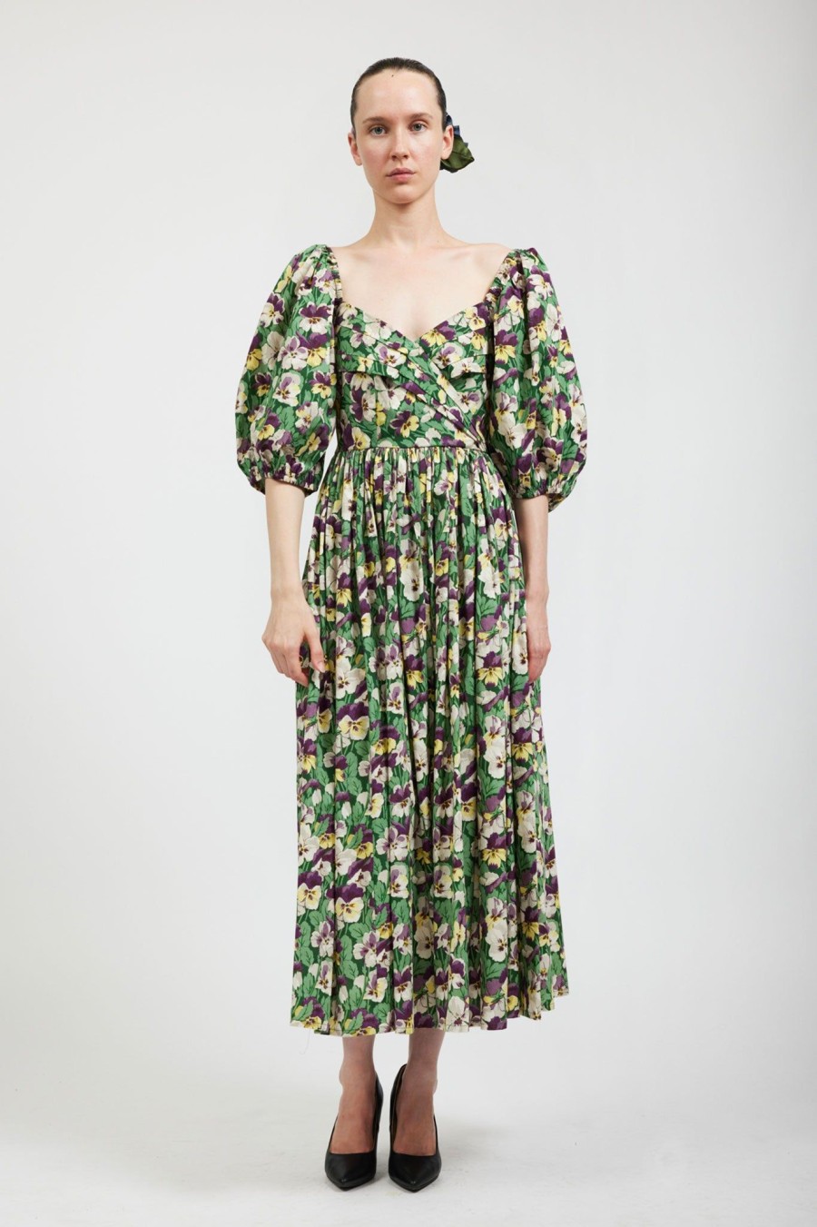 Women Batsheva | Laura Ashley X Batsheva Fells Dress In Sutterton Multi