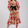 Women Batsheva | Laura Ashley X Batsheva Wednesday Dress In Tea Rose Multi