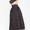 Women Batsheva | Bella Skirt In Enchantress Jacquard Multi