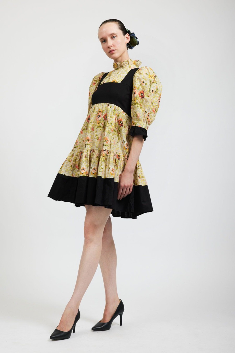 Women Batsheva | Laura Ashley X Batsheva Mini Ruthin Dress In Witton Floral Multi