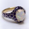 Women Batsheva | Opal Cabochon And Ceramic Ring Gold