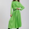 Women Batsheva | River Dress In Lime Green