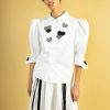 Women Batsheva | Thymme Blouse In White