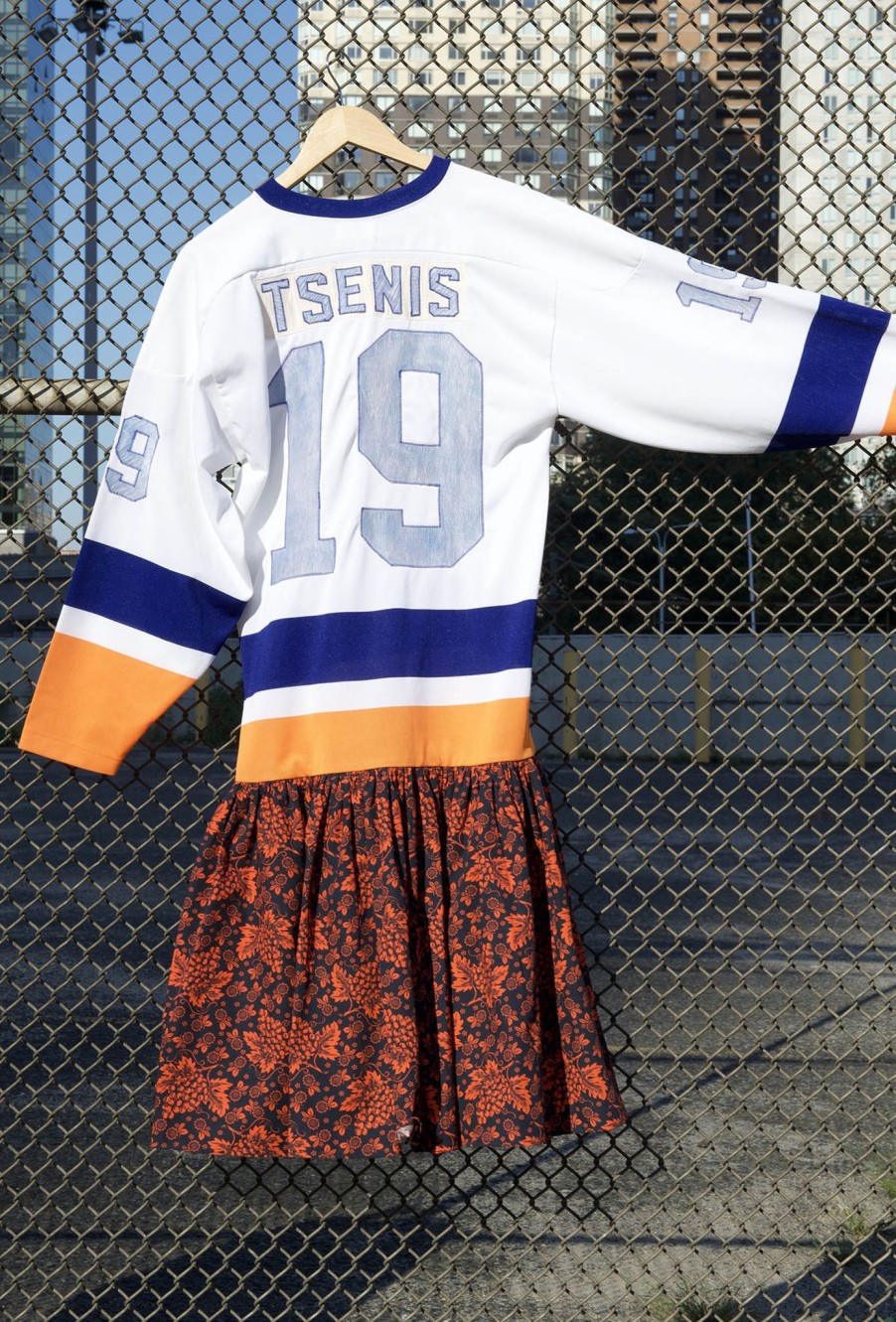 Women Batsheva | One-Of-A-Kind Vintage Ny Islanders Jersey Dress Multi