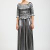 Women Batsheva | Oak Dress In Silver