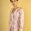 Women Batsheva | Nia Blouse In Blush Calla Lily Pink