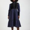 Women Batsheva | Kavita Dress In Navy