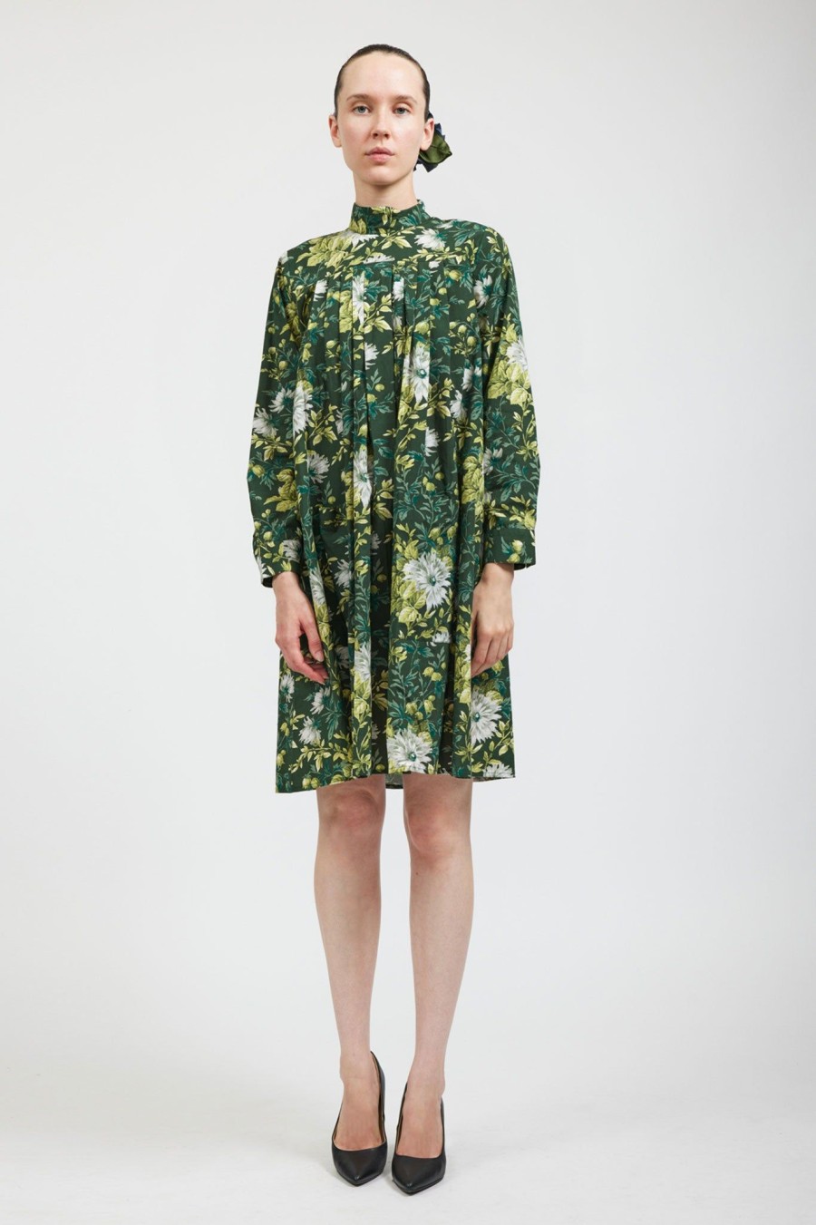 Women Batsheva | Laura Ashley X Batsheva Cumbria Dress In Rowlands Garden Multi