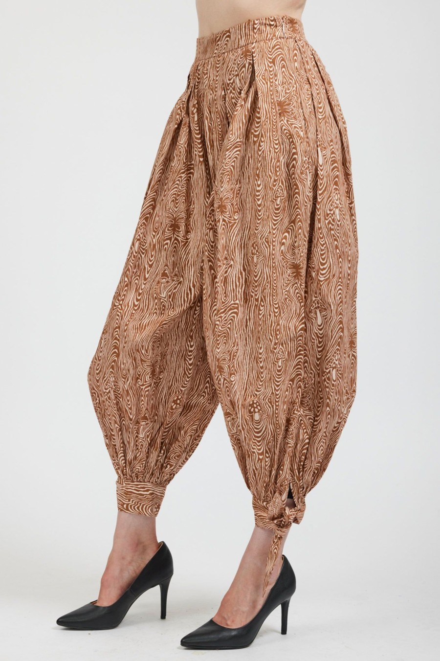 Women Batsheva | Hauls Pant In Woodgrain Fantasy Brown