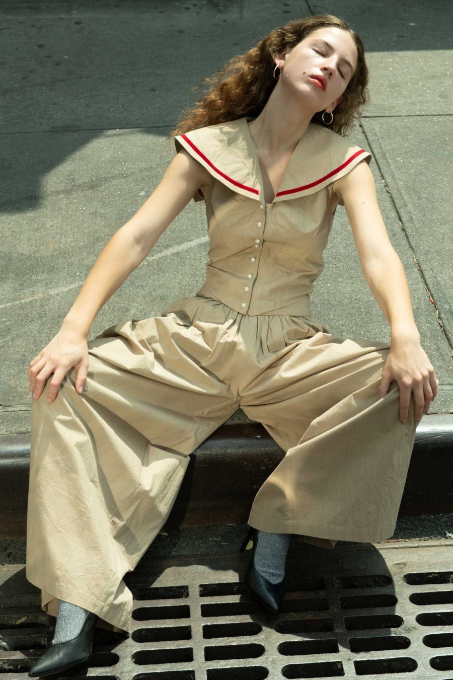 Women Batsheva | Kafka Pant In Khaki